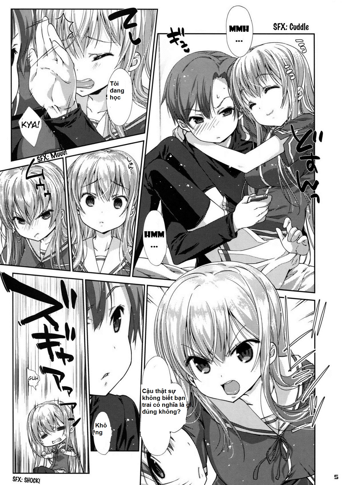 Oreshura Hentai (Oreshura - Ore No Kanojo To Osananajimi Ga Shuraba Sugiru) Oneshot trang 4