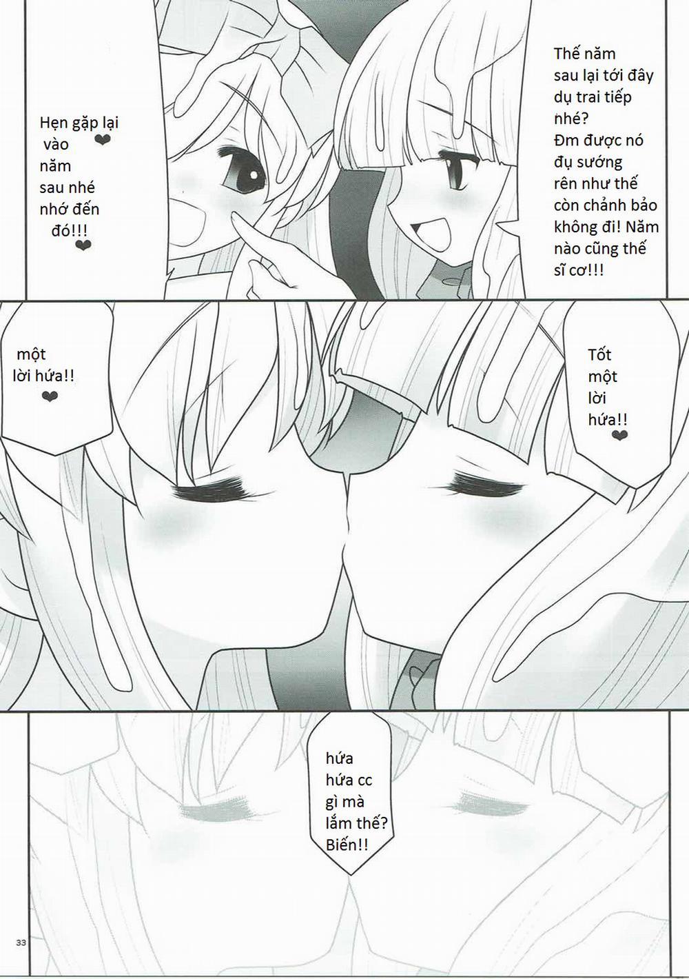 Osoware Nureru Ehon no Shoujo (Cuộc đời sa ngã của Alice và cô bé Khăn Đỏ ) Oneshot trang 32