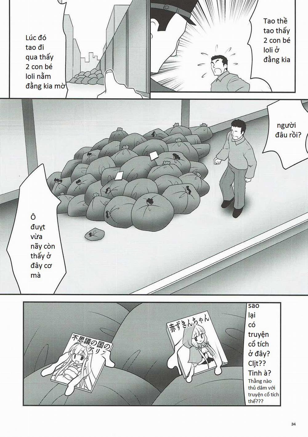 Osoware Nureru Ehon no Shoujo (Cuộc đời sa ngã của Alice và cô bé Khăn Đỏ ) Oneshot trang 33