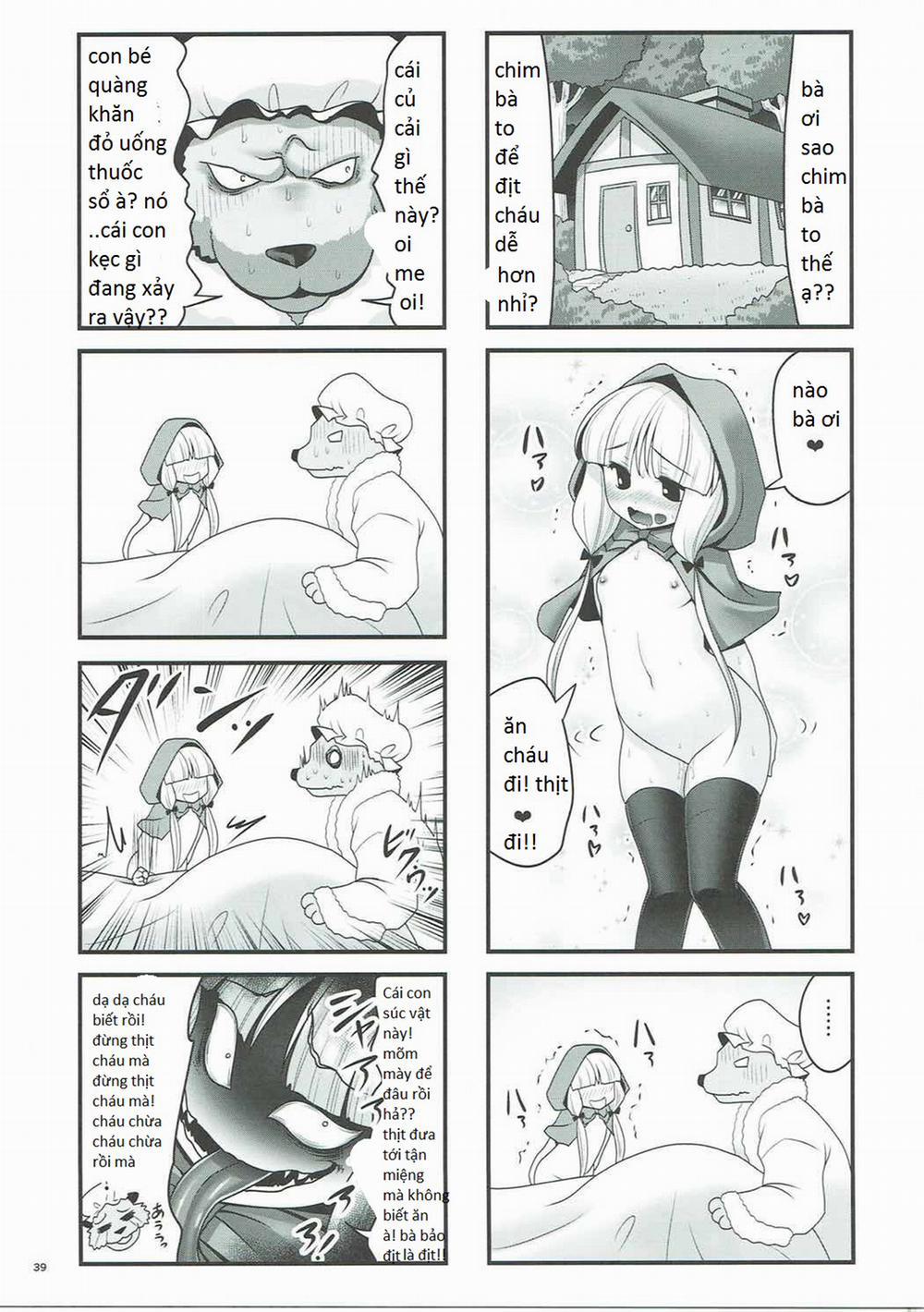 Osoware Nureru Ehon no Shoujo (Cuộc đời sa ngã của Alice và cô bé Khăn Đỏ ) Oneshot trang 37