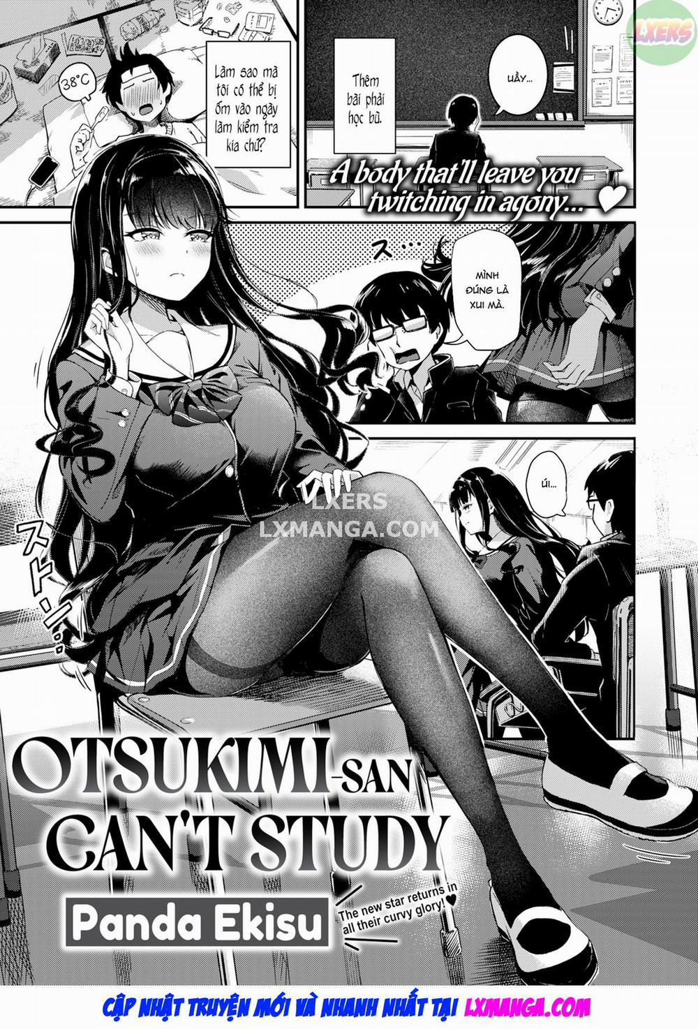 Otsukimi-san wa Benkyou ga Dekinai Oneshot trang 1