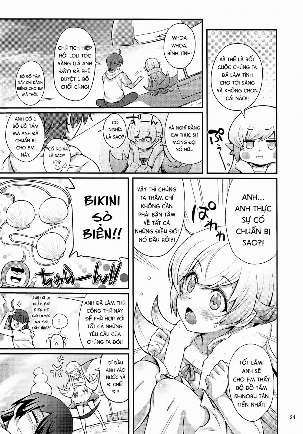 Pachimonogatari: Shinobu Collection (Bakemonogatari) Oneshot trang 24