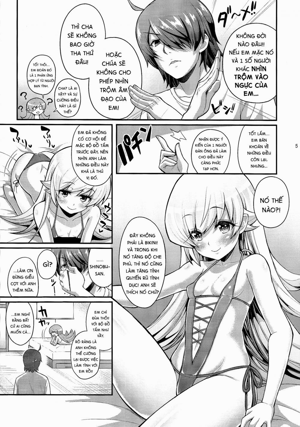 Pachimonogatari: Shinobu Collection (Bakemonogatari) Oneshot trang 5