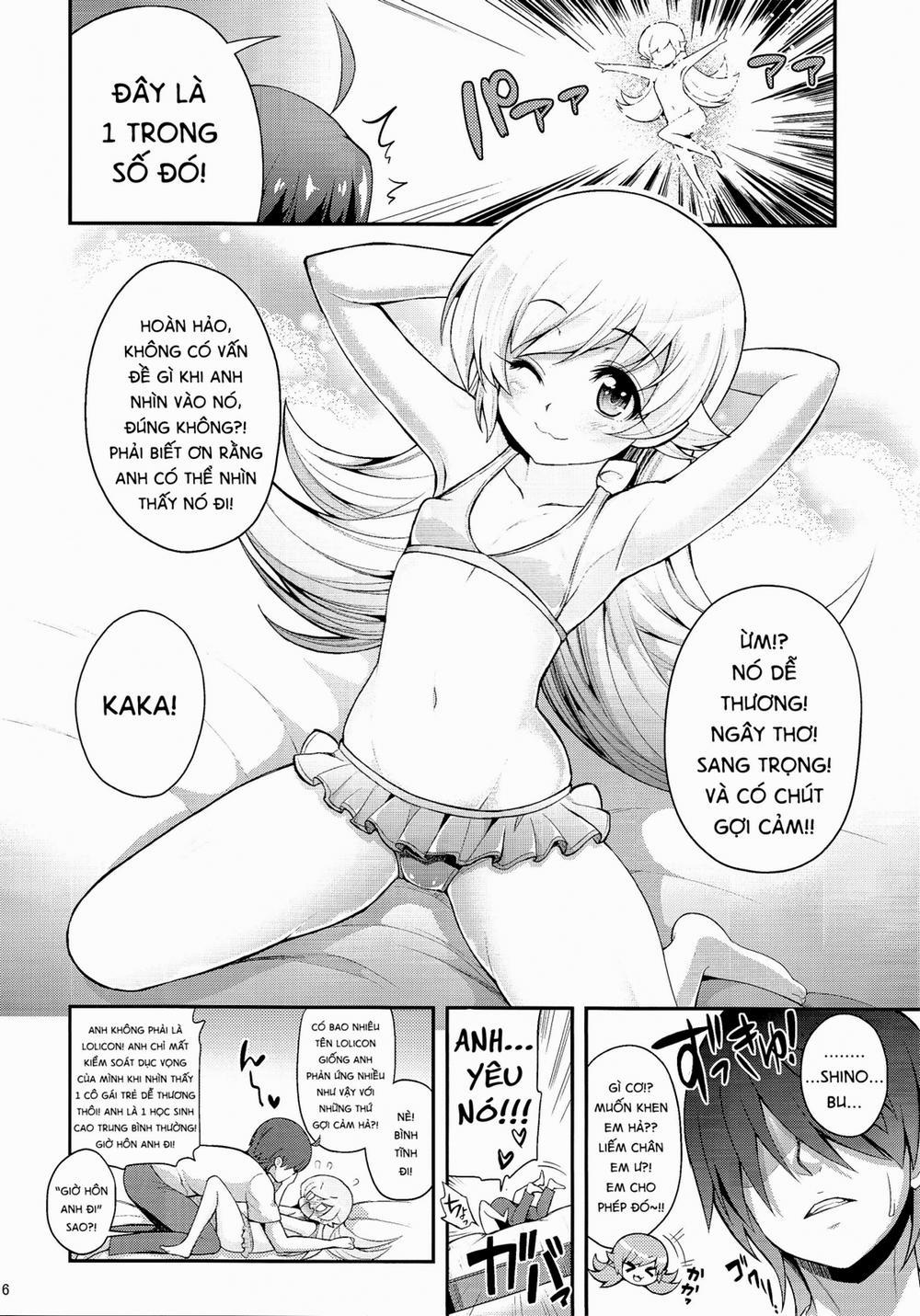 Pachimonogatari: Shinobu Collection (Bakemonogatari) Oneshot trang 6