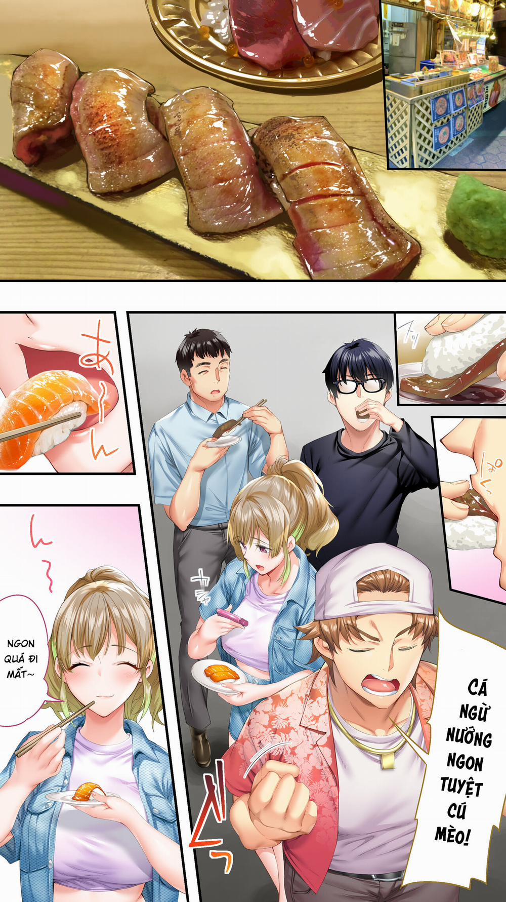 Panpan Travelers Oosaka Shuudan Rapehen Oneshot trang 14