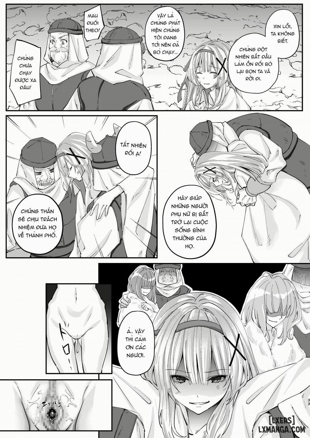 Parasite Rubber - The Tale of a Princess Knight Parasitized by Black Rubber Tentacle Clothes Oneshot trang 32