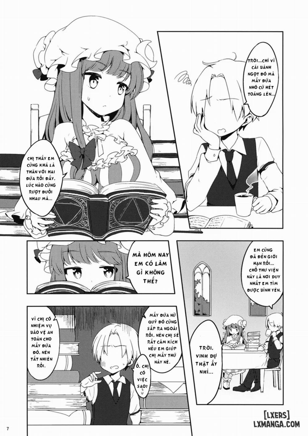 Patchouli-san ni Yowami o Nigiraretai Oneshot trang 4