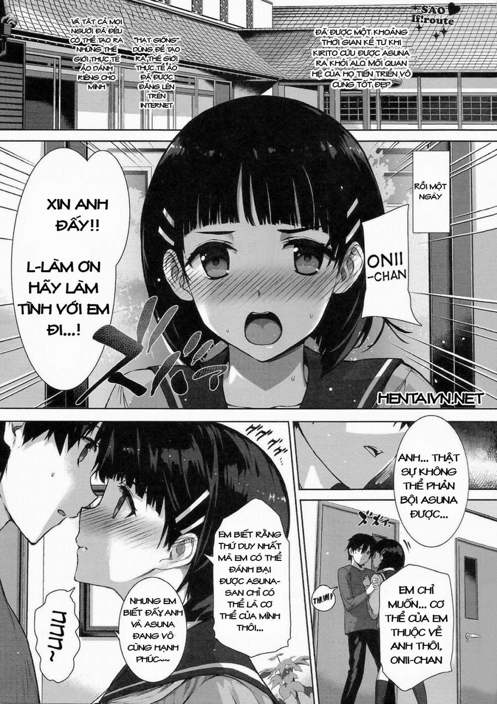 Perverted Sword Art - Sister x Lover (Sword Art Online) Oneshot trang 2
