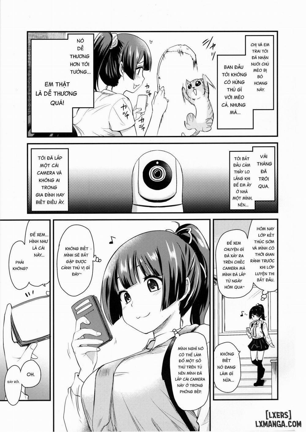 Pet Mimamori Camera ni Ane to Otouto no Sex ga Utsutteta Oneshot trang 2