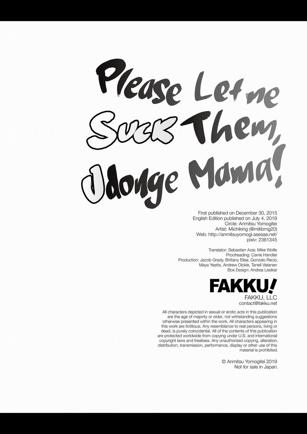 Please Let Me Suck Them, Udonge Mama! (Touhou) Oneshot trang 25