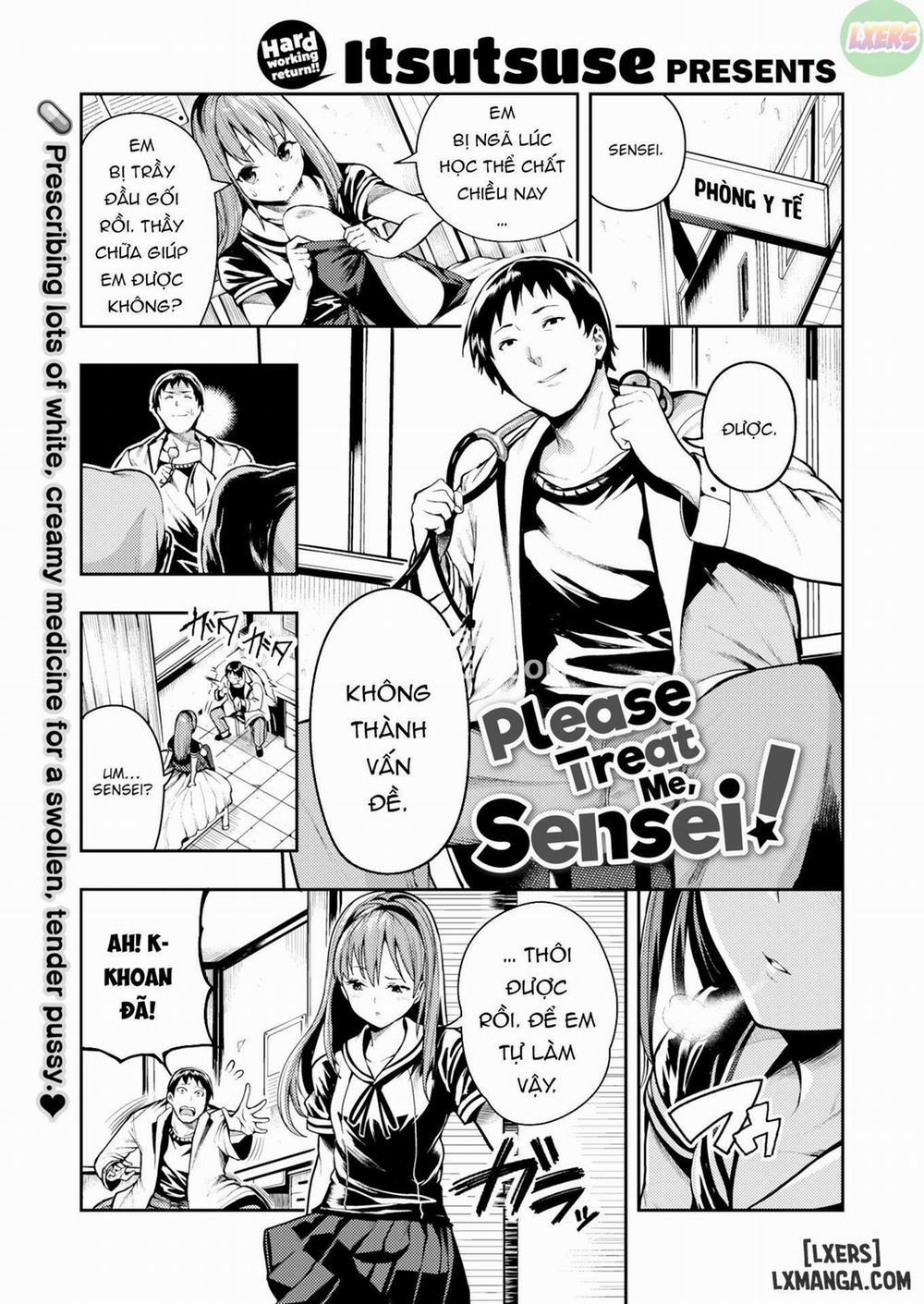 Please Treat Me, Sensei! Oneshot trang 3