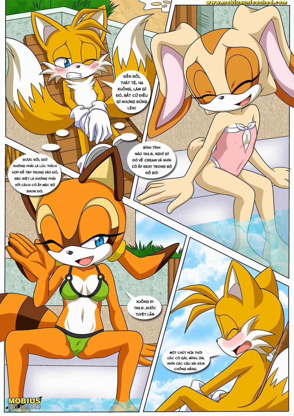 Poolside Fun (Sonic) Oneshot trang 1