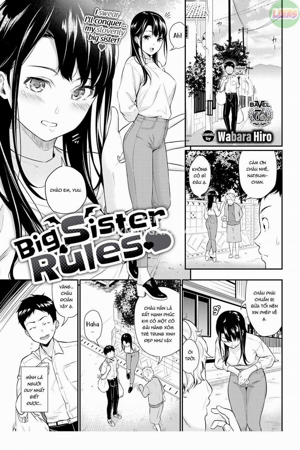 Quy tắc của chị gái hàng xóm Oneshot trang 1