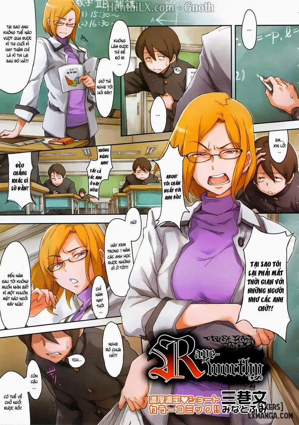 Rape-worthy Oneshot trang 0