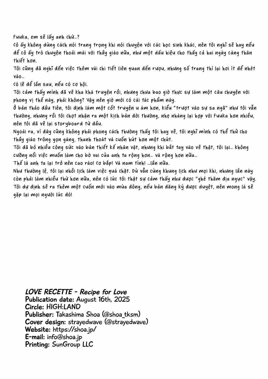 Recipe for Love Oneshot trang 21