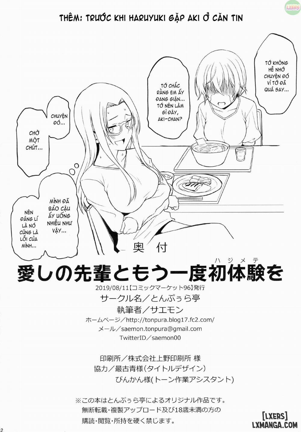 Redoing The First Time With My Beloved Senpai Oneshot trang 40