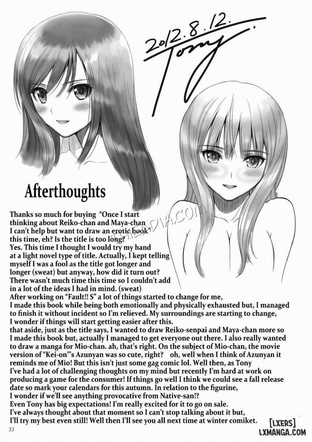 Reiko-san to Mayo-chan no Koto wo Omotte Itara Oneshot trang 30