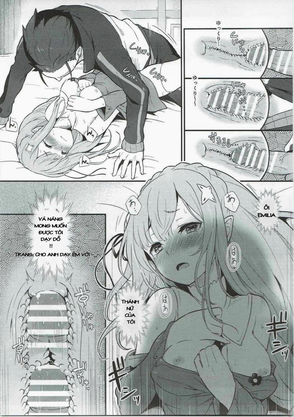 Rem no Emilia Kuttsuke Daisakusen (Re:Zero kara Hajimeru Isekai Seikatsu) Oneshot trang 14