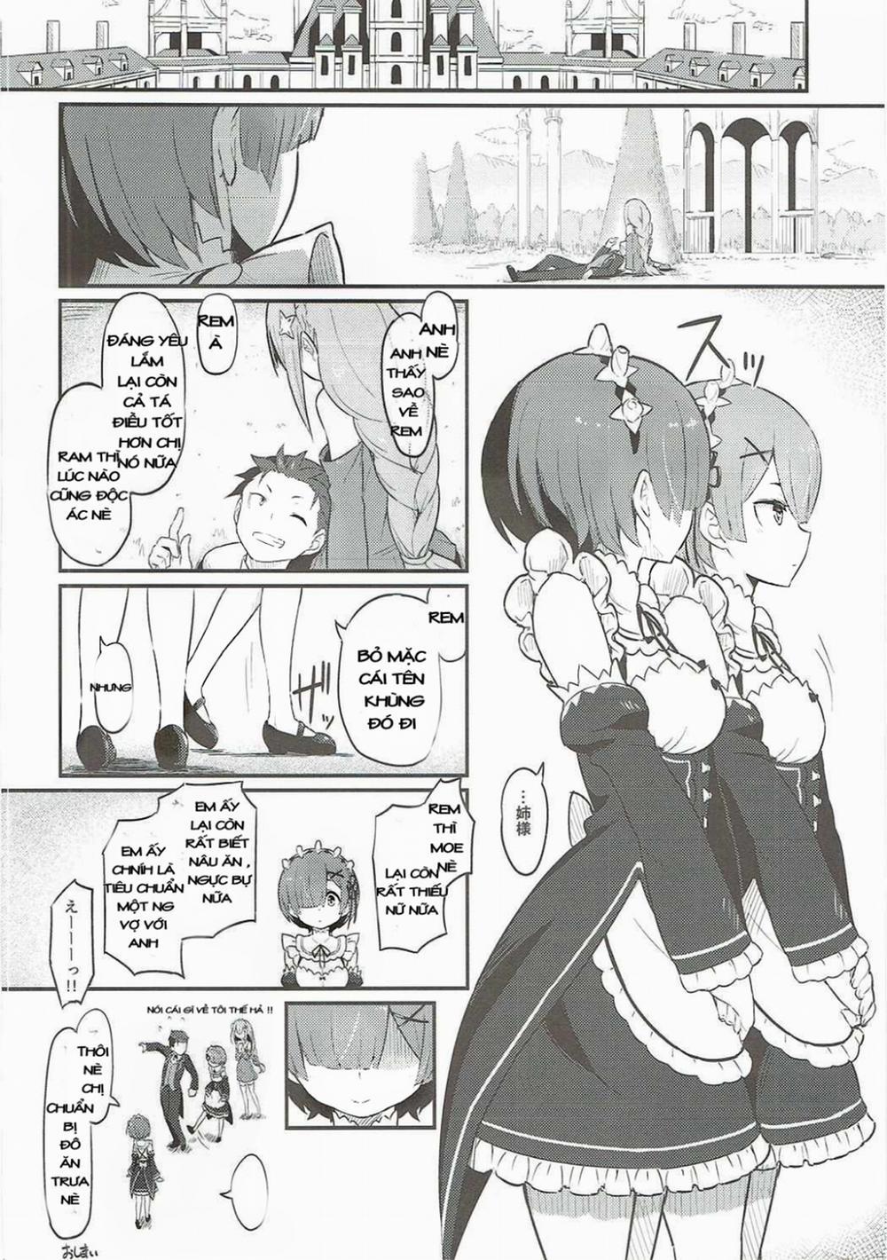 Rem no Emilia Kuttsuke Daisakusen (Re:Zero kara Hajimeru Isekai Seikatsu) Oneshot trang 23