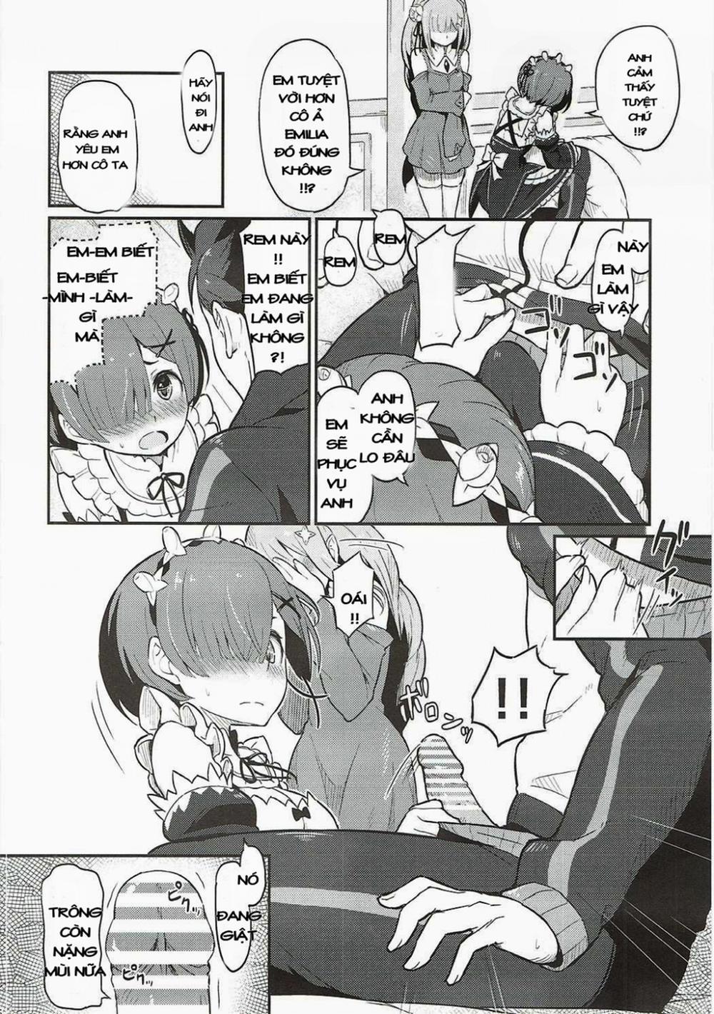 Rem no Emilia Kuttsuke Daisakusen (Re:Zero kara Hajimeru Isekai Seikatsu) Oneshot trang 5
