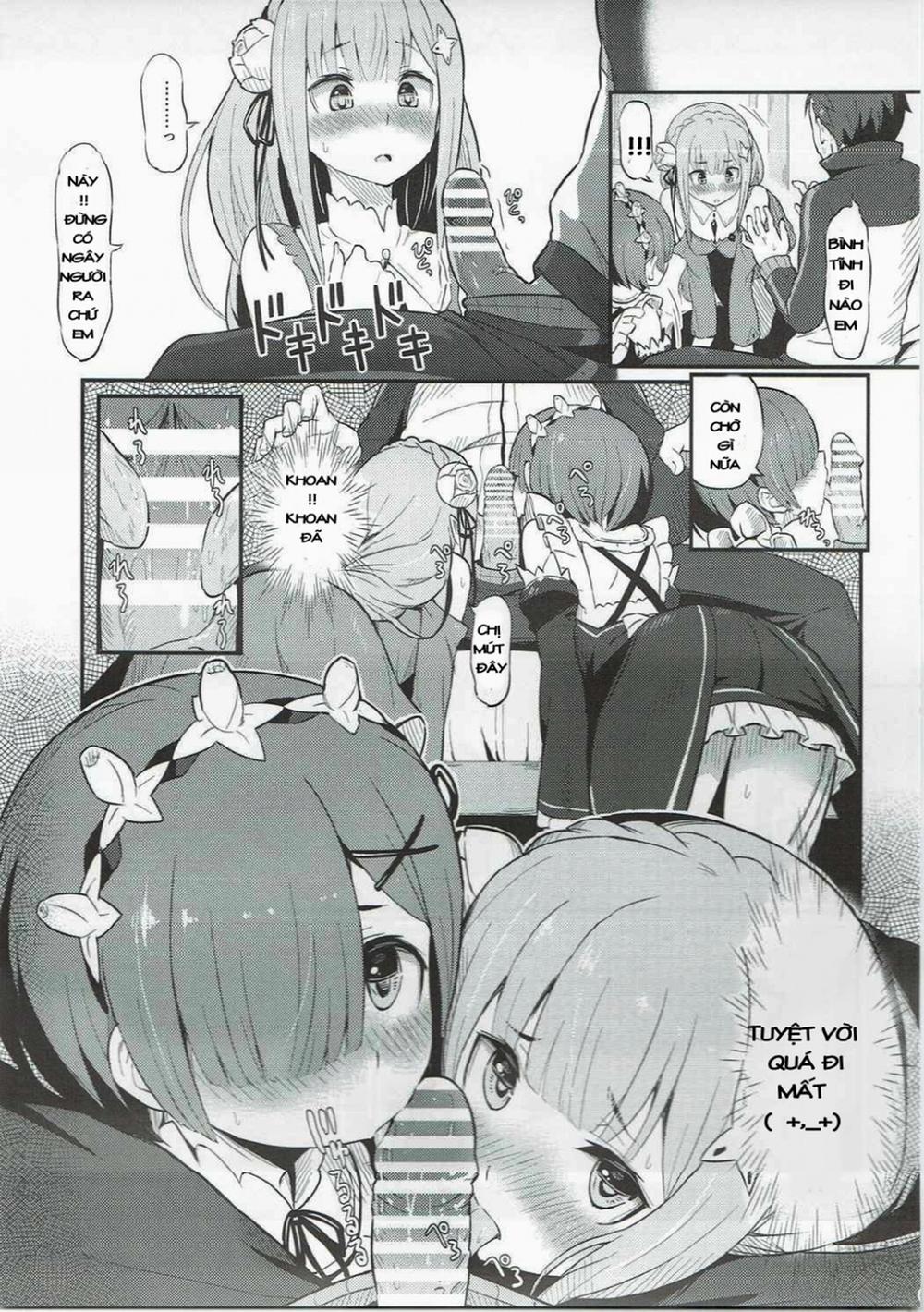 Rem no Emilia Kuttsuke Daisakusen (Re:Zero kara Hajimeru Isekai Seikatsu) Oneshot trang 8