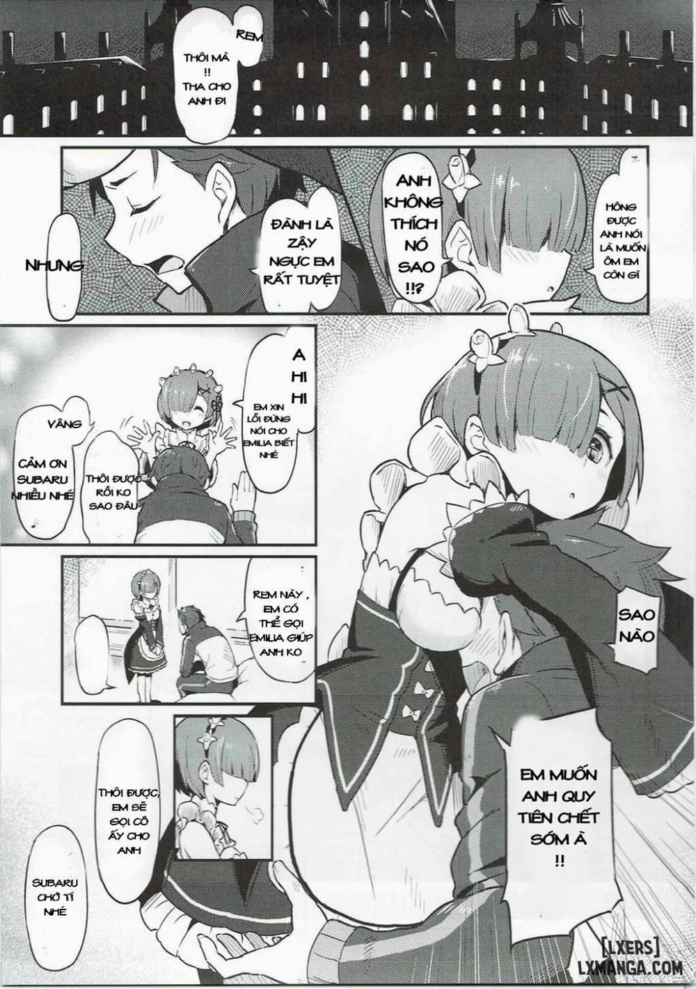 Rem no Emilia Kuttsuke Daisakusen Oneshot trang 1