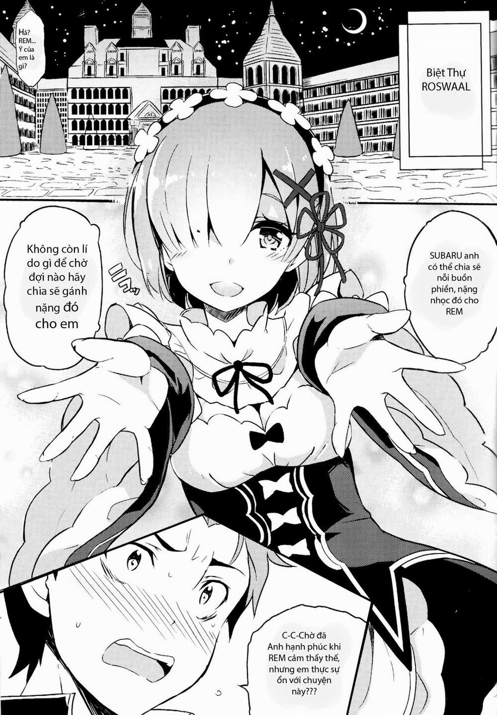 Rem No Kawaisa Mo Onigakatteiru (Re:Zero kara Hajimeru Isekai Seikatsu) Oneshot trang 4