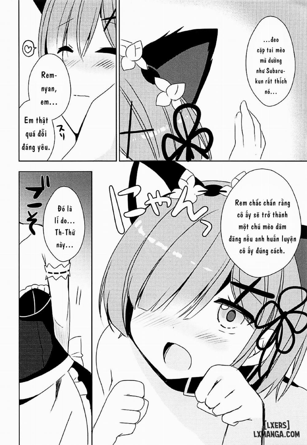Rem-nyan to Nyannyan Suru Oneshot trang 8