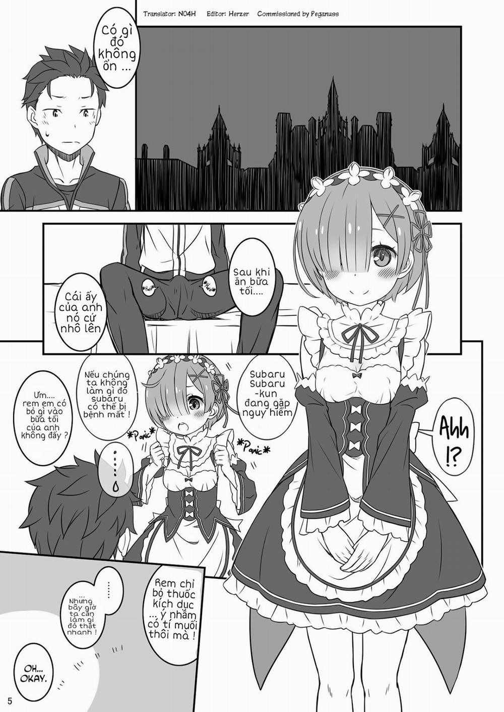 Rem Ram Revolution (Re:Zero kara Hajimeru Isekai Seikatsu) Oneshot trang 3