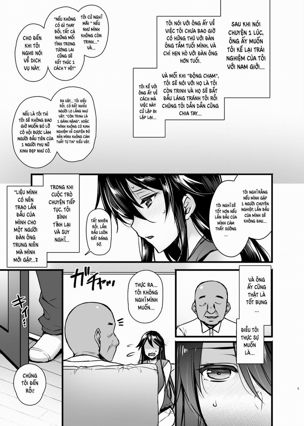 Rental Tanetsuke Oji-san ~27-sai Shojo ga Tanetsuke Oji-san 10-nin ni Hameraremashita~ Oneshot trang 4
