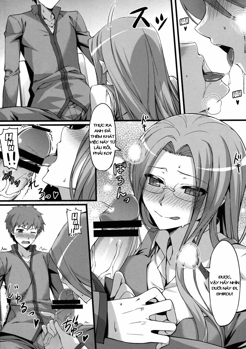 Rider san to Gakusei Fuku. (Fate Hollow Ataraxia) Oneshot trang 8