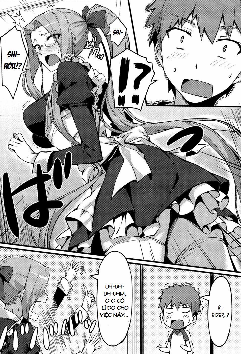 Rider-San To Maid Fuku. (Fate Stay Night) Oneshot trang 5