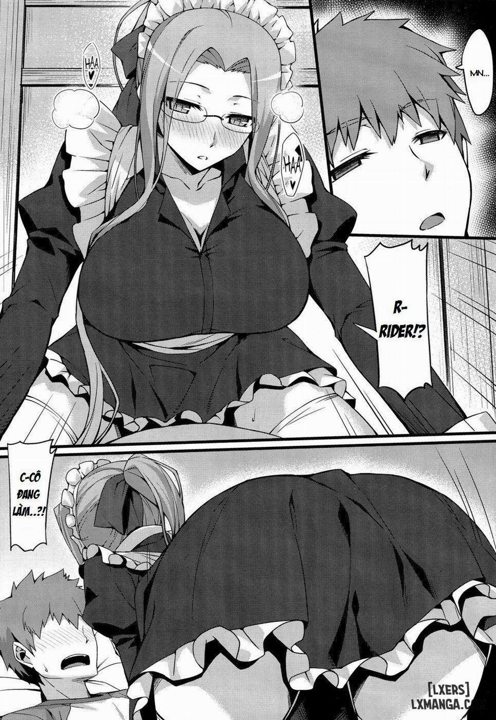 Rider-San To Maid Fuku Oneshot trang 8