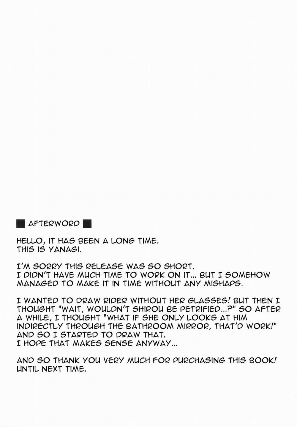 Rider san to Ofuro (Fate Hollow Ataraxia, Fate Stay Night) Oneshot trang 20
