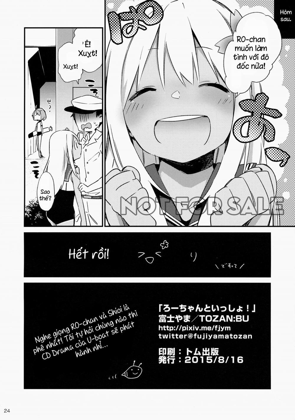 Ro-Chan To Issho! (Kancolle) Oneshot trang 24