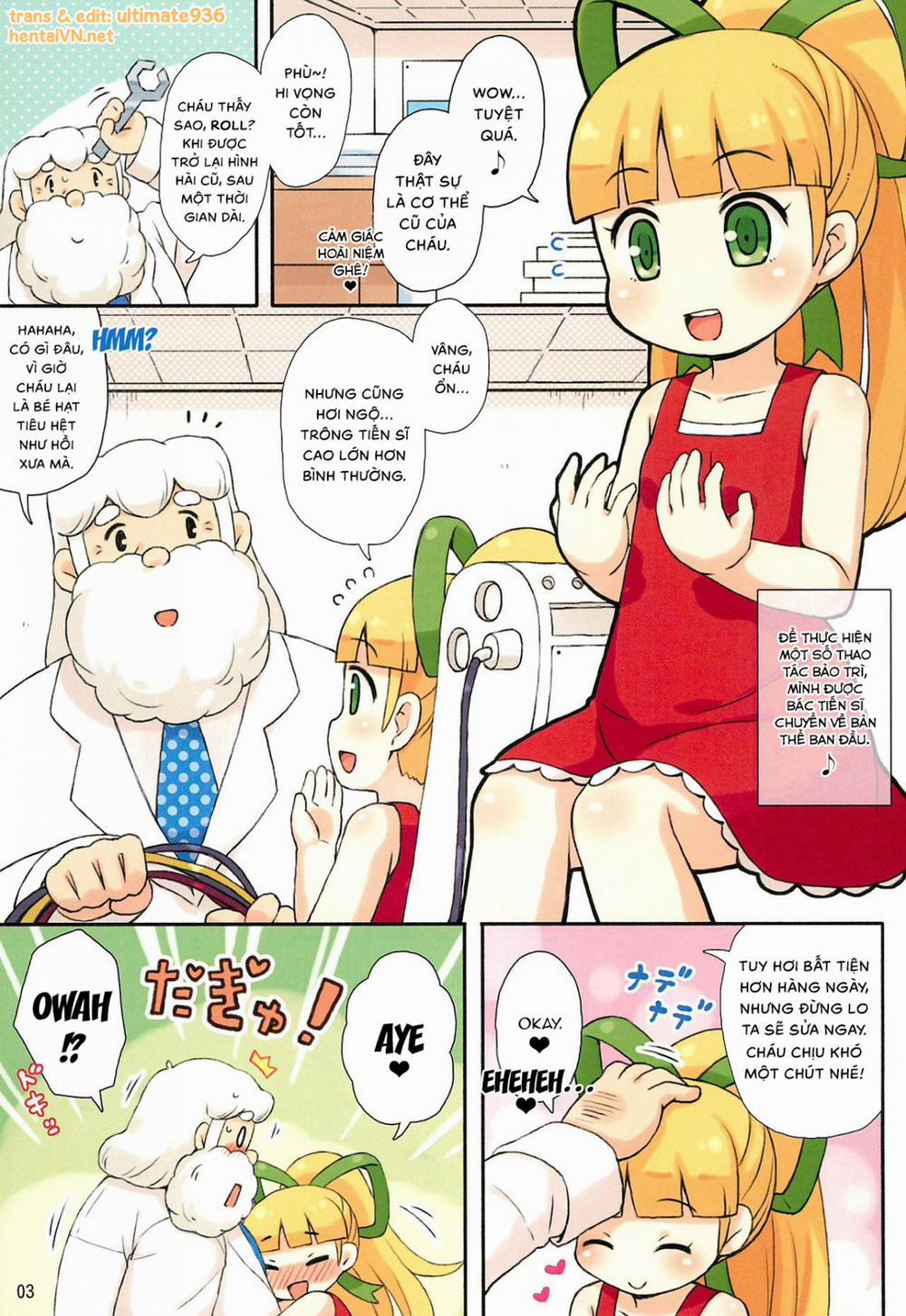 Roll-chan to Hakase no Nichijou (Megaman) Oneshot trang 3
