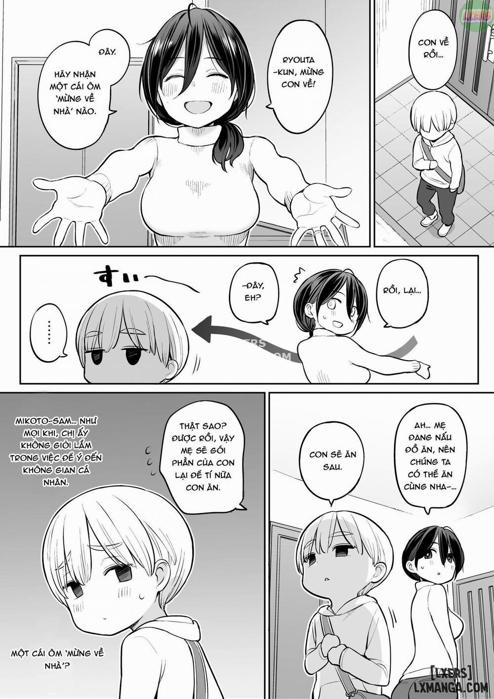 Ryouta-kun Ejaculated for the First Time using His Stepmom Oneshot trang 1