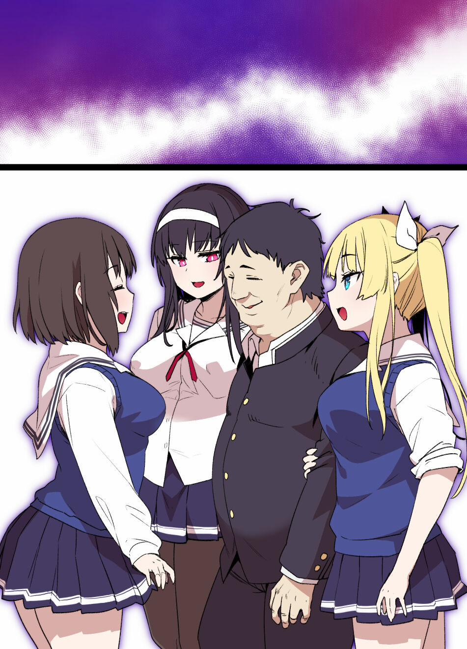 Saekano NTR Manga 16P không chữ trang 8
