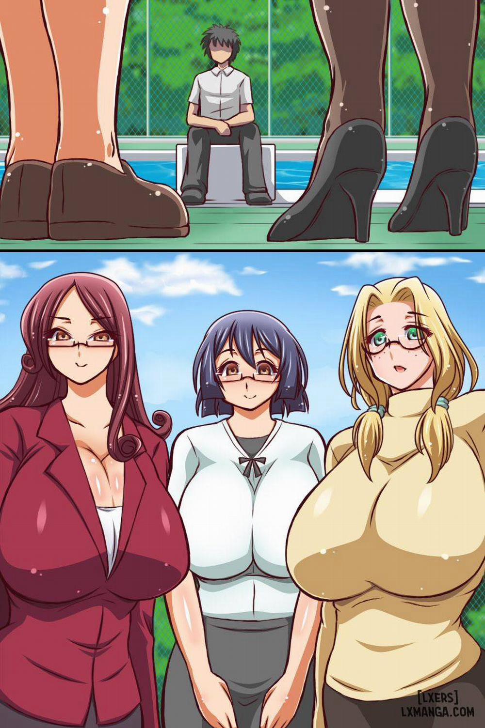 Saimin de Kyonyuu-tachi wo Tabehoudai Harem Oneshot trang 26