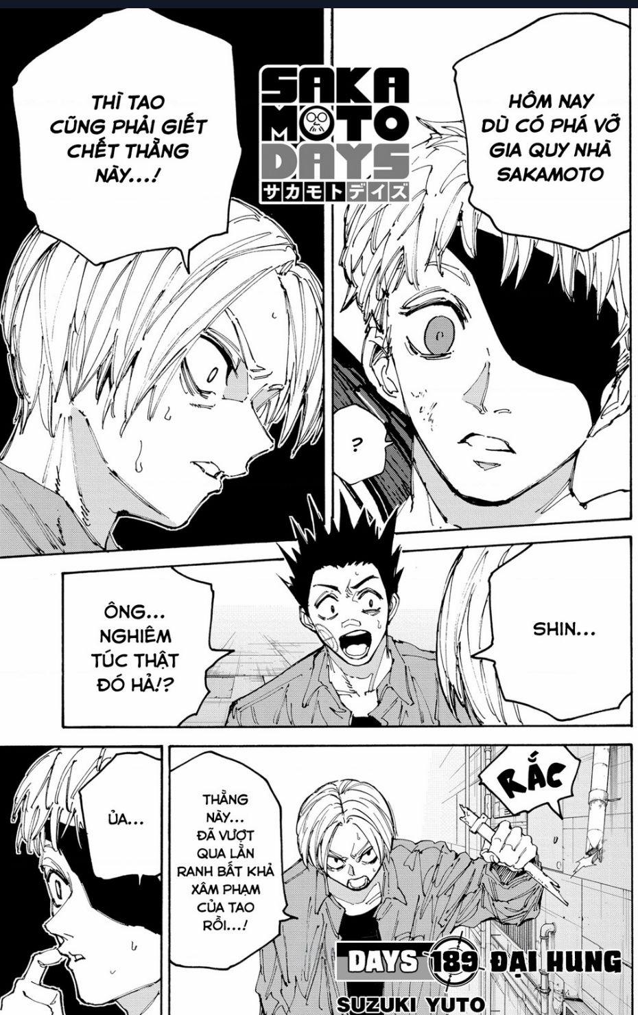 Sakamoto Days 189 trang 1