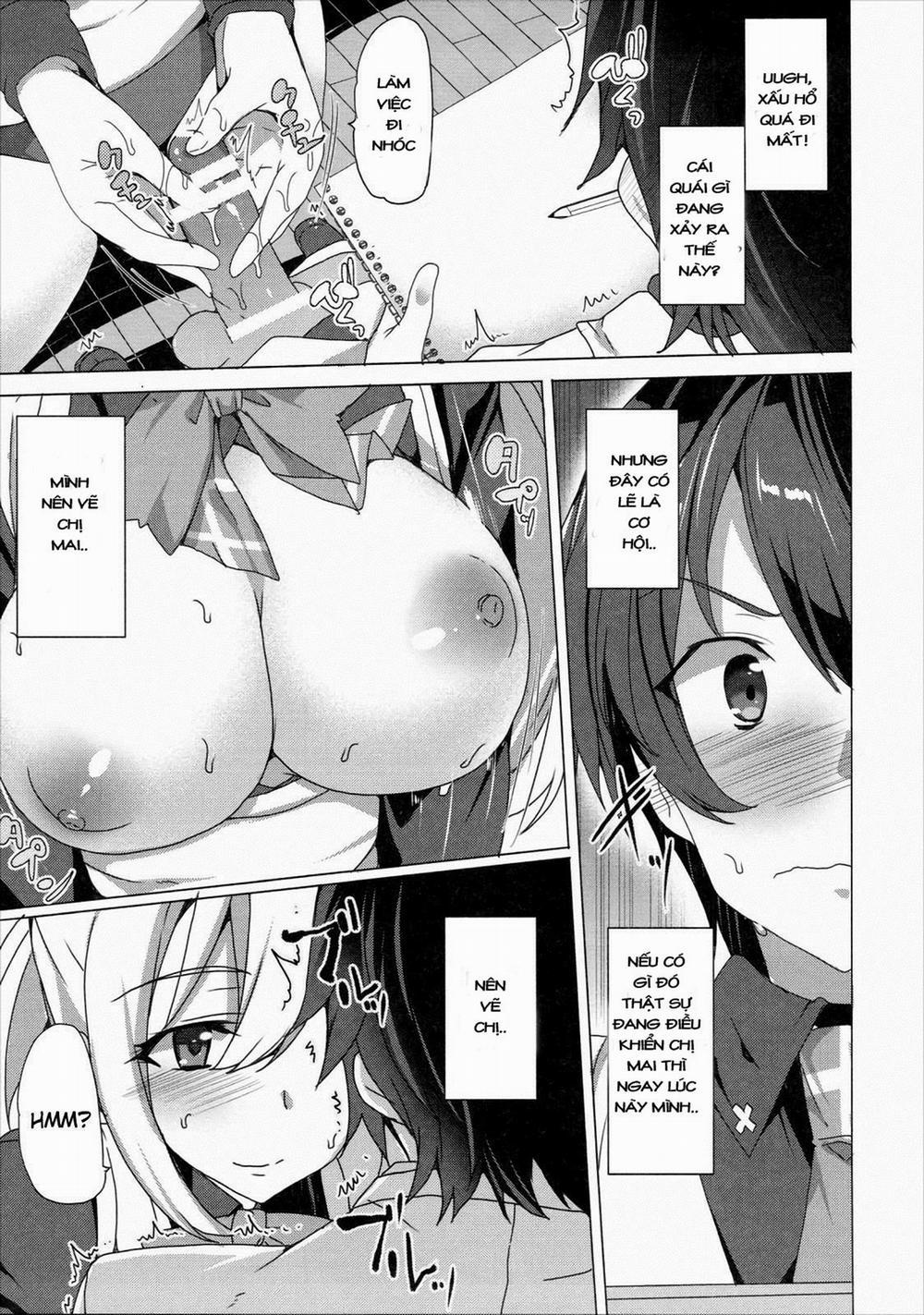 Sakusei Jouzu na Mai Senpai (Musaigen no Phantom World) Oneshot trang 7