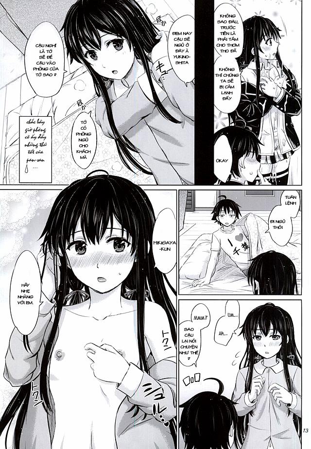 Sanrenkyuu Wa Asa Made Nama Yukinon. (Yahari Ore No Seishun Love Come Wa Machigatteiru) Oneshot trang 12