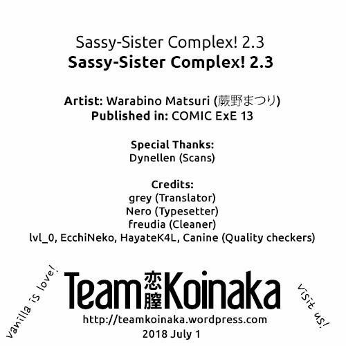 Sassy-Sister Complex! 2.3 Oneshot trang 5