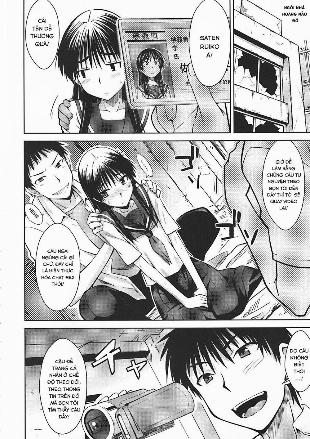 Saten Ruiko no Kakushigoto Oneshot trang 3
