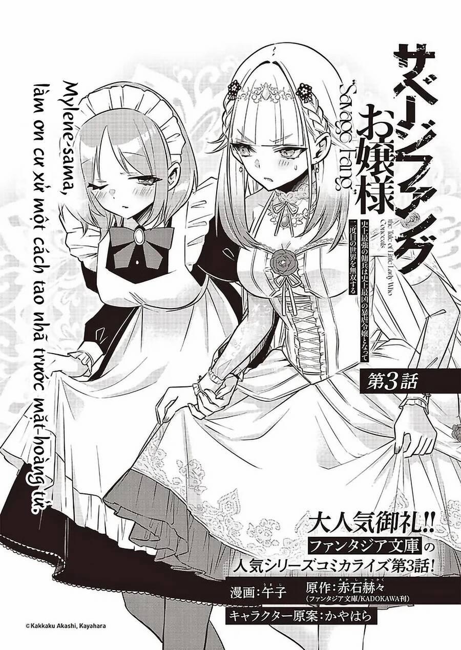 Savage Fang Ojou-Sama: Shijou Saikyou No Youhei Wa Shijou Saikyou No Bougyaku Reijou To Natte Ni Dome No Sekai O Musou Suru 3 trang 1