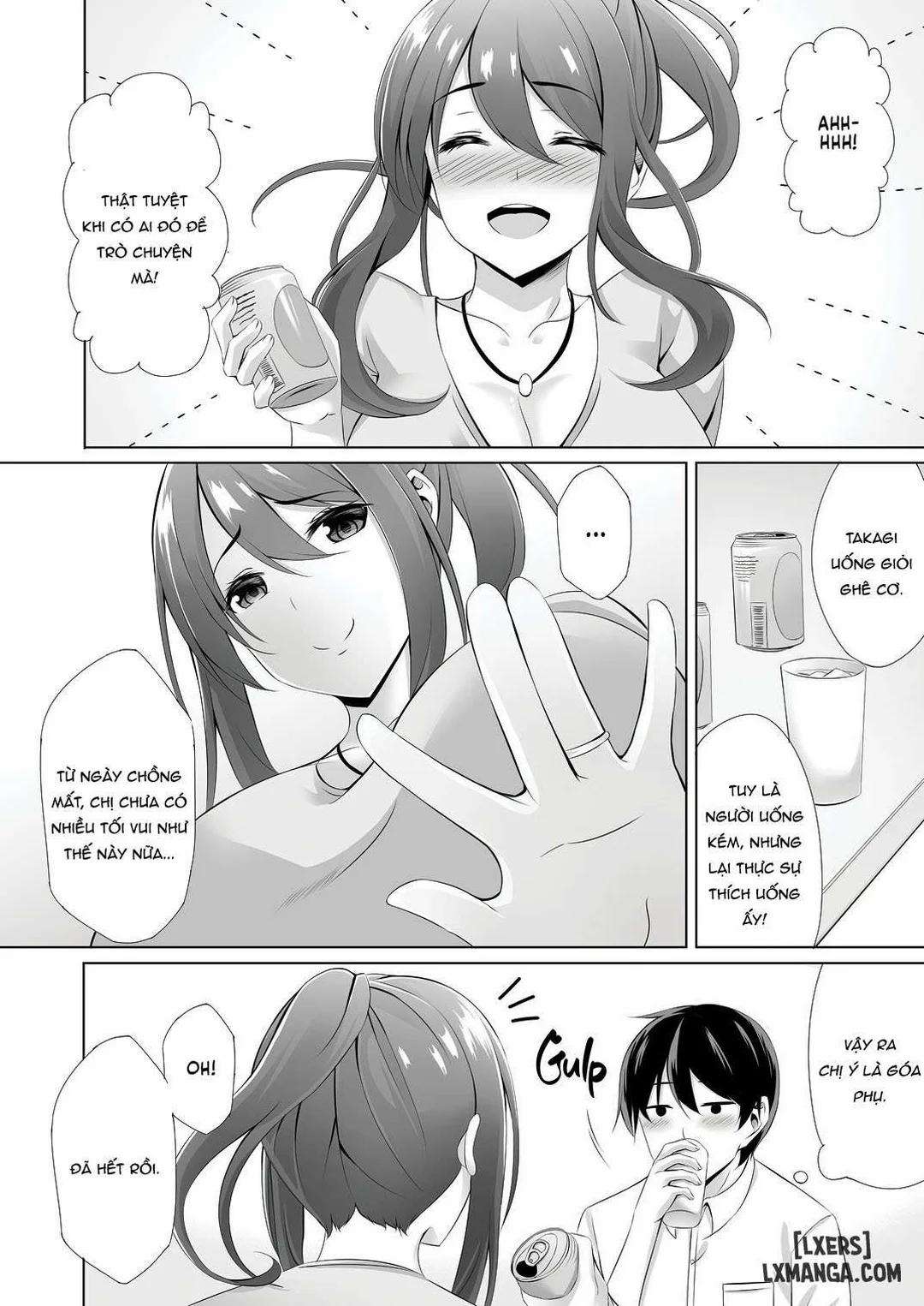 Say xỉn cùng chị hàng xóm góa phụ Oneshot trang 8