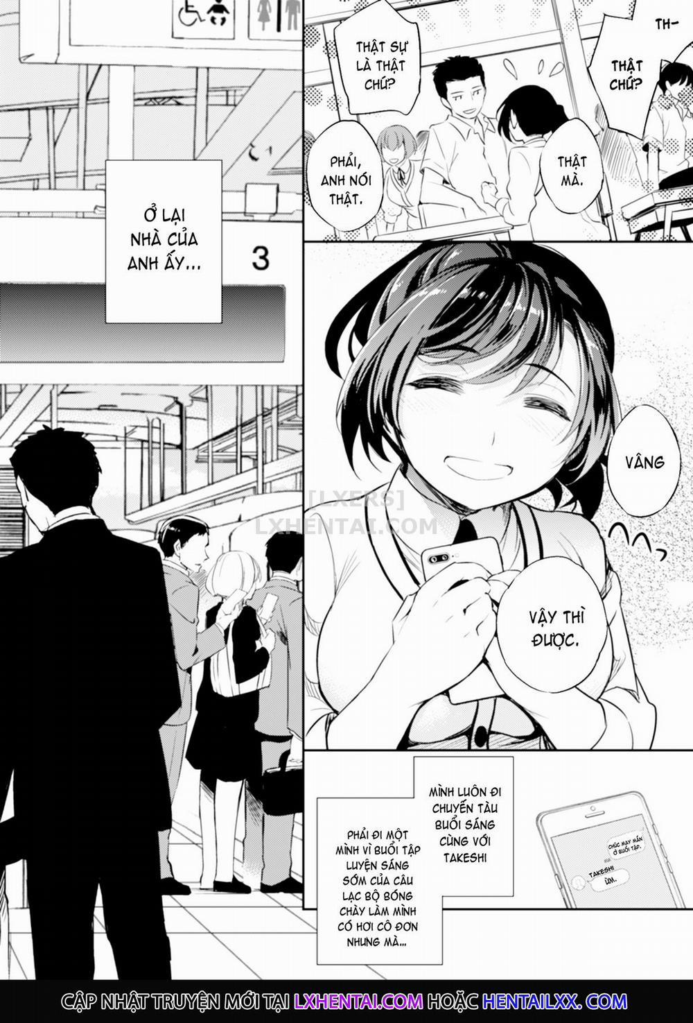 Sayuri - Kareshi to Hatsu H Mokuzen ni Chikan ni NTR-reta Shoujo 1 trang 4
