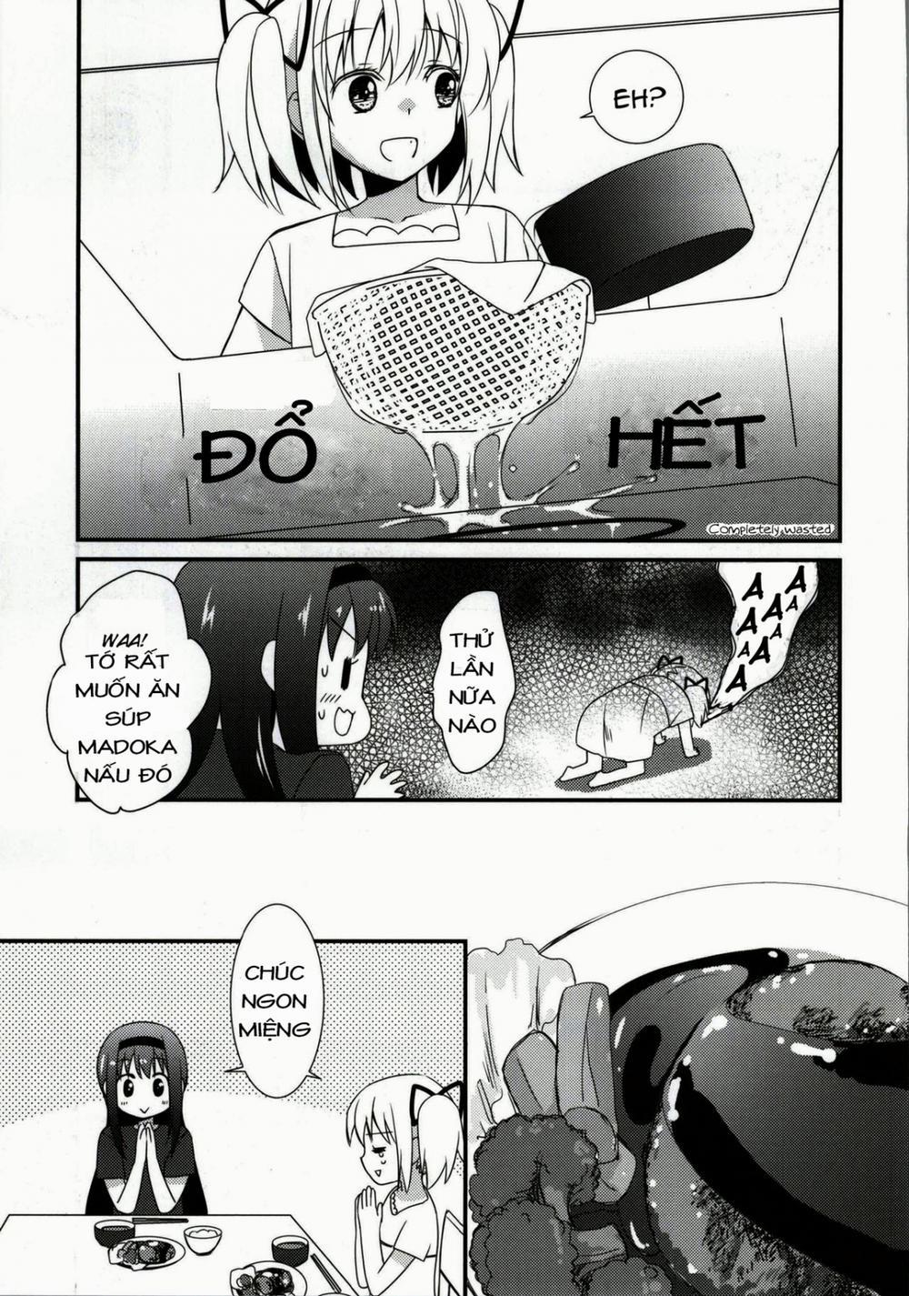 Sengyou Shufu no Sentou Fuku wa (Mahou Shoujo Madoka Magica) Oneshot trang 11