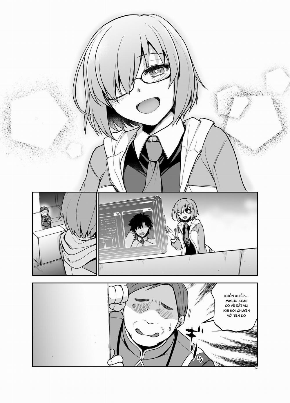 Senpai ga Rayshift Chuu Dake Kankei o Sematte Kuru Seiyoku Ousei na Chaldea Shokuin Oji-san to Mash (Fate/Grand Order) Oneshot trang 10