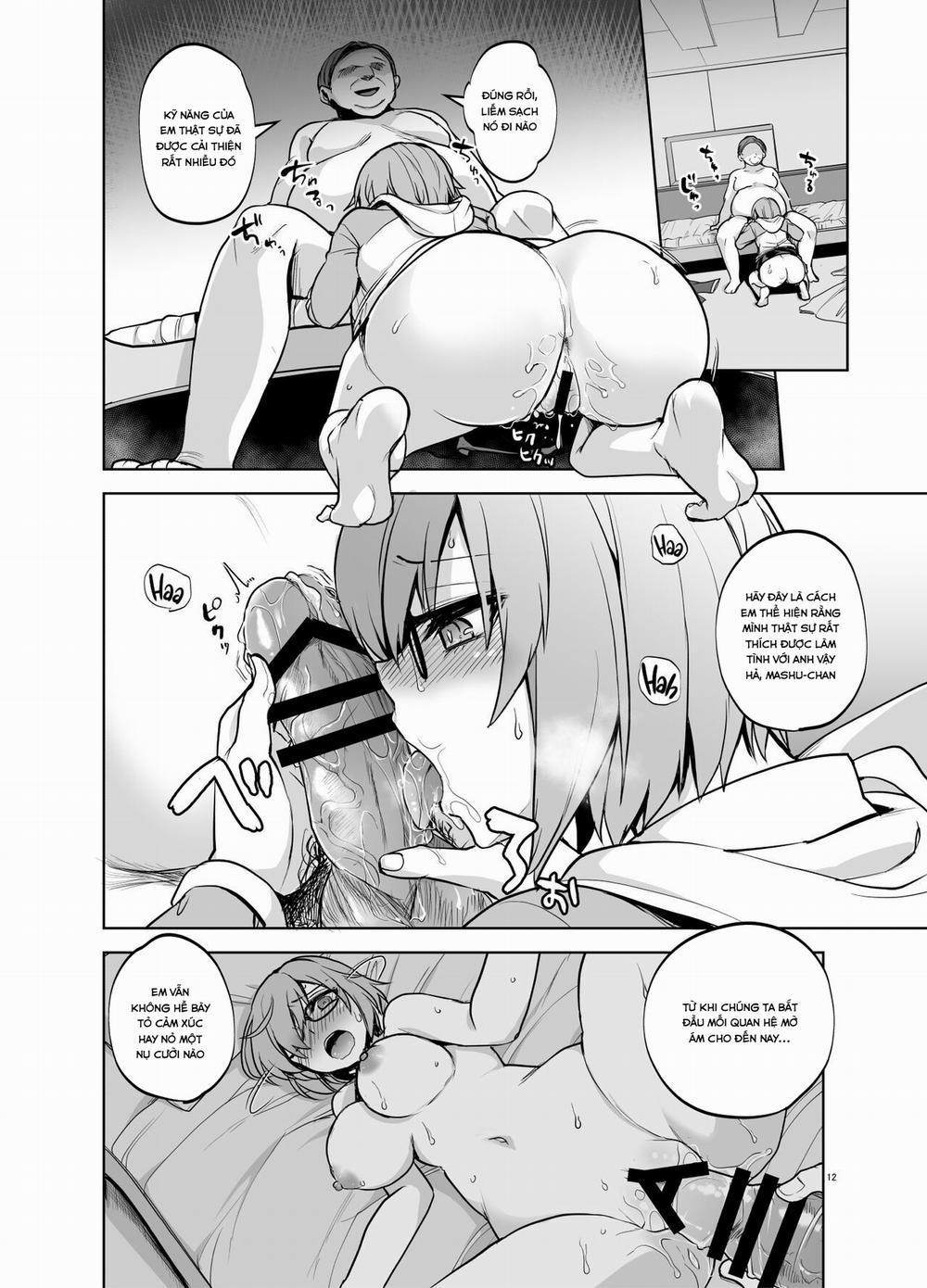 Senpai ga Rayshift Chuu Dake Kankei o Sematte Kuru Seiyoku Ousei na Chaldea Shokuin Oji-san to Mash (Fate/Grand Order) Oneshot trang 8